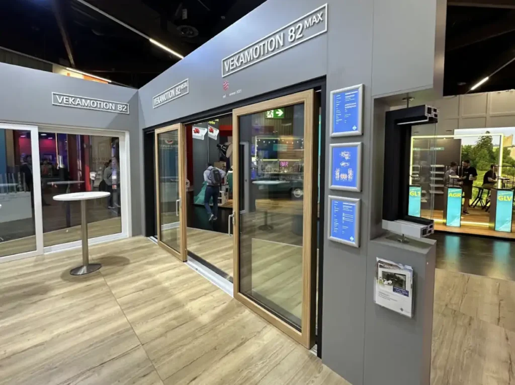 FENSTERBAU FRONTALE 2024 | ドイツ語で「へ―ベシーベ」と呼ばれる大開口窓の新製品「VEKAMOTION」