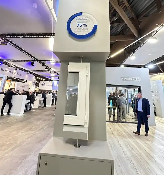 FENSTERBAU FRONTALE 2024 | 樹脂サッシは再生樹脂(uPVC)を75%使用